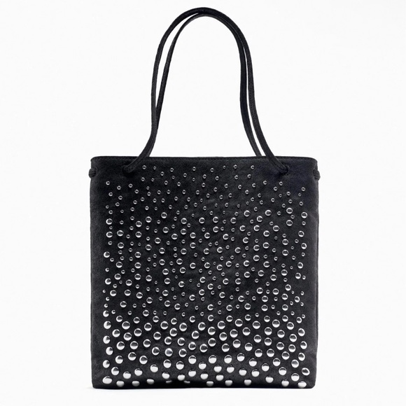 Large Studded Tote Bag | Zara - Picture 1 of 5